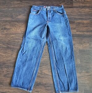 Vintage Culture Y2K Black Denim Jeans Wide Leg Skate Baggy